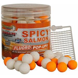 Starbaits Plovoucí boilies Fluo Spicy Salmon 80g - 14mm