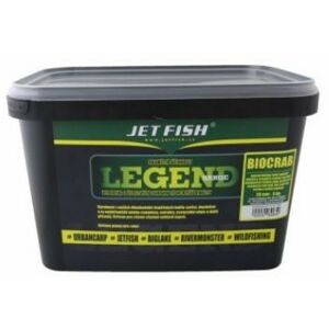 Boilie JetFish Legend Range 20mm 3kg Žlutý Impuls Ořech/Javor