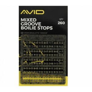 260ks - Zarážky Avid Carp Outline Mixed Groove Boilie Stops