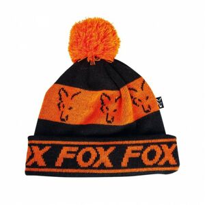 Čepice Fox Black/Orange Lined Booble Hat