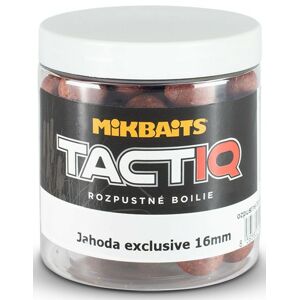 Boilie Mikbaits TactiQ Rozpustné 250ml Jahoda Exclusive Průměr 16mm
