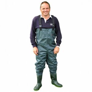 Prsačky Shakespeare PVC Chest Wader Cleated Sole Velikost 43