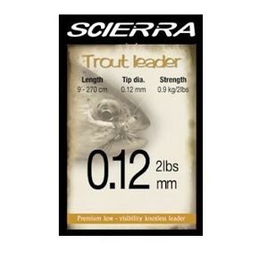 Vlasec Scierra The Trout Leader 9ft 2,7m Pstruhový 0,24mm/9lb