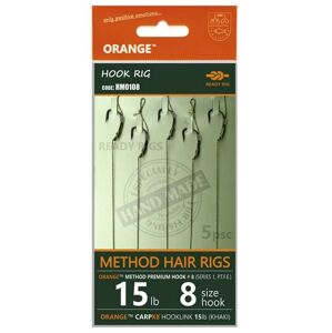 5ks - Hotový Návazec Life Orange Method Hair Rigs S1 Velikost 12