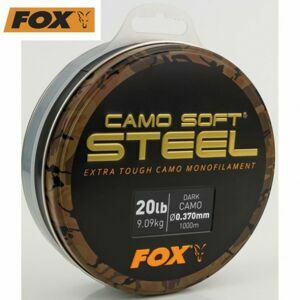 Monofilní vlasec Fox Soft Steel Dark Camo 1000m 0,33mm/7,27kg