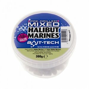 Bait-Tech Mix pelet Pre-Drilled Mixed Halibut Marine Hookers 300g