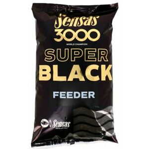 Krmení Sensas 3000 Super Black 1kg Feeder
