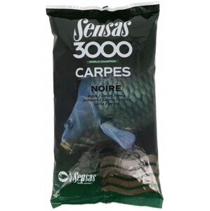 Krmení Sensas 3000 Carpes 1kg (Noir - Zimní Černé)