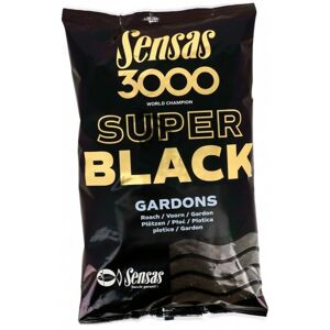 Krmení Sensas 3000 Super Black 1kg Gardons(plotice)