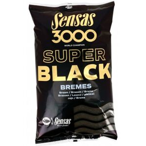 Krmení Sensas 3000 Super Black 1kg Bremes(cejn)