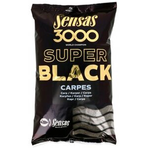 Krmení Sensas 3000 Super Black 1kg Carpes(kapr)
