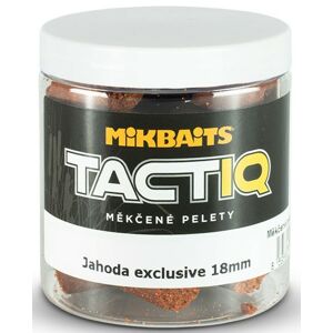 Měkčené Pelety Mikbaits TactiQ 250ml Jahoda Exclusive Průměr 18mm