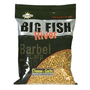Pelety Dynamite Baits Big Fish River Pellets 1,8kg Cheese&Garlic