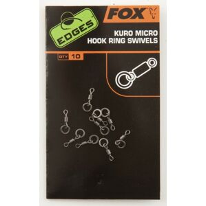 Obratlíky s kroužkem Fox Kuro Micro Hook Ring Swivels 10ks
