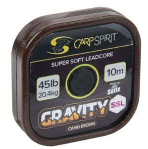 Návazec Carp Spirit Gravity SSL Super Suple Lead Core Camo Brown 45lb 10m