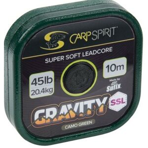 Návazec Carp Spirit Gravity SSL Super Suple Lead Core Camo Green 45lb 10m