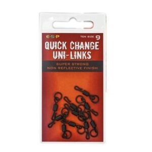 Obratlík s Kroužkem ESP Quick Change Uni-Links 10ks Velikost 9