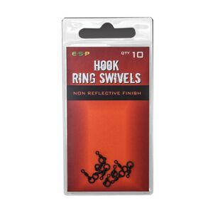 10ks - Obratlík s kroužkem ESP Hook Ring Swivels