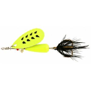 ABU GARCIA DROPPEN FLUO CHART12g Chartreuse BLACK FEATHER