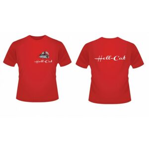 Tričko Hell-Cat Classic Červené Velikost XXL