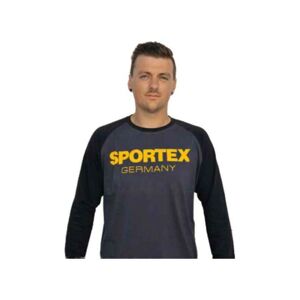 Sportex Tričko S Dlouhým Rukávem A Logem - Černé L