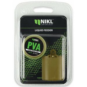 Sada Krmítka a PVA Pásky Nikl Liquidfeeder 40gr + PVA Liquid Tape 7m