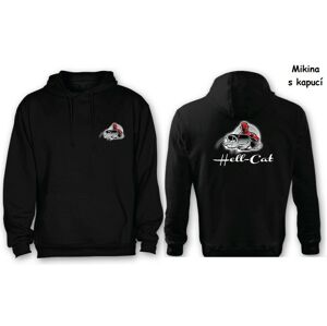 Mikina Hell-Cat klokánek s kapucí černá Velikost: XL