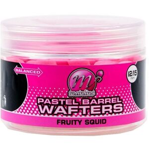 Mainline Neutrálně Vyvážená Nástraha Pastel Wafter Barrels 12ks 15mm 150ml Průměr: 15mm, Příchuť: Fruity Squid