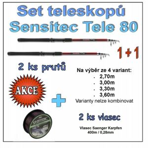 Saenger Set teleskopů Sensitec Tele 80 1 + 1 Varianta 2,70m