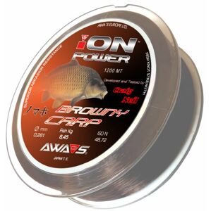 AWAS Vlasec Ion Power Browny Carp 1200m Nosnost: 21,10kg, Průměr: 0,35mm