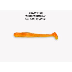 Crazy Fish Gumová Nástraha Vibro Worm 8,5cm 5 Ks Barva: floating, Délka cm: 8,5cm