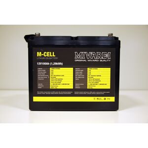 Mivardi Lithiová baterie M-CELL 12V 100Ah + 20A nabíječka