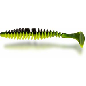 Magic Trout Gumová nástraha T-Worm Paddler 1,5g 5,5cm Sýr 6ks - Neon žlutá/černá