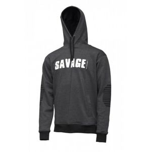 Mikina Savage Gear Logo Hoodie Velikost XL