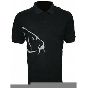 Polo Tričko Zfish Carp Polo T-Shirt Black Velikost XXL