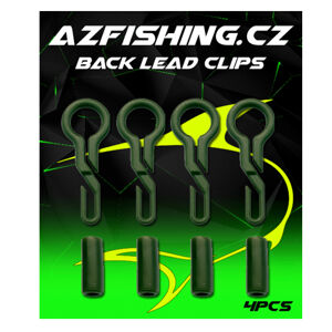 AzFishing Back Lead Clip 4 ks