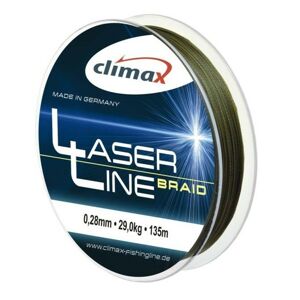 Pletená Šňůra Climax Laser Line Braid Olive 135m 0,06mm/4,50kg