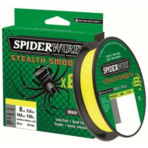 Pletená Šňůra Spiderwire Stealth Smooth8 Žlutá 150m 0,11mm 10,3kg