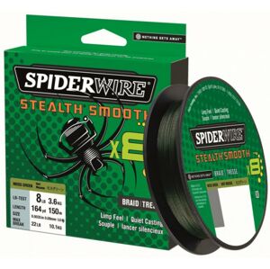 Pletená Šňůra Spiderwire Stealth Smooth8 Zelená 150m 0,19mm 18,0kg
