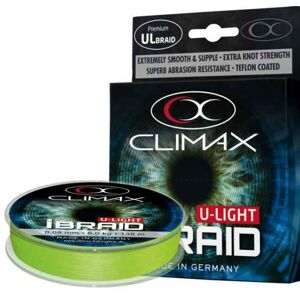 Pletená Šňůra Climax iBraid U-Light Neon Green 135m 0,10mm/7,5kg