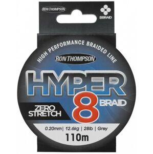 Ron Thompson Šňůra Hyper 8 Braid Dark Grey 110m 17mm 11,3kg