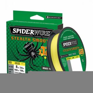 Pletená Šňůra Spiderwire Stealth Smooth12 Hi-Vis Yellow 150m 0,07mm/6kg
