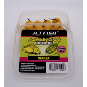 Jet Fish Rohlíkové Boilie 40g Příchuť: Vanilka