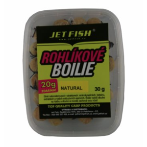 Jet Fish Rohlíkové Boilie 40g Příchuť: NATURAL