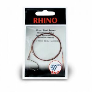 Ocelové Lanko Rhino Steel Trace Single Hook 1x7 Velikost 2