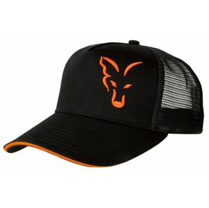 Kšiltovka Fox Black & Orange Trucker Cap
