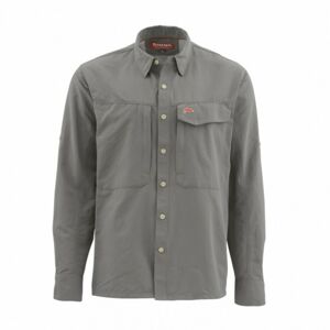 Košile Simms Guide Shirt Pewter Velikost S