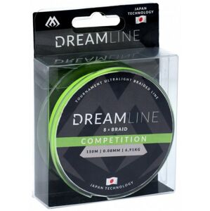 Pletená Šňůra Mikado Dreamline Competition Fluo Green 150m 0,23mm/23,61kg