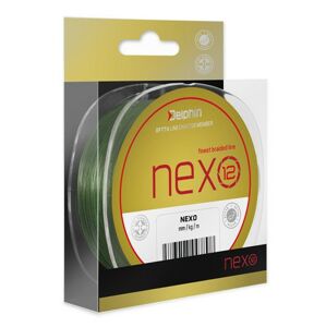 Splétaná Šňůra Delphin Nexo 12 Green 1300m 0,14mm/22lb