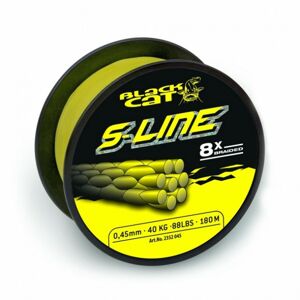 Pletená Šňůra Black Cat S-Line 0,45mm/50kg/400m